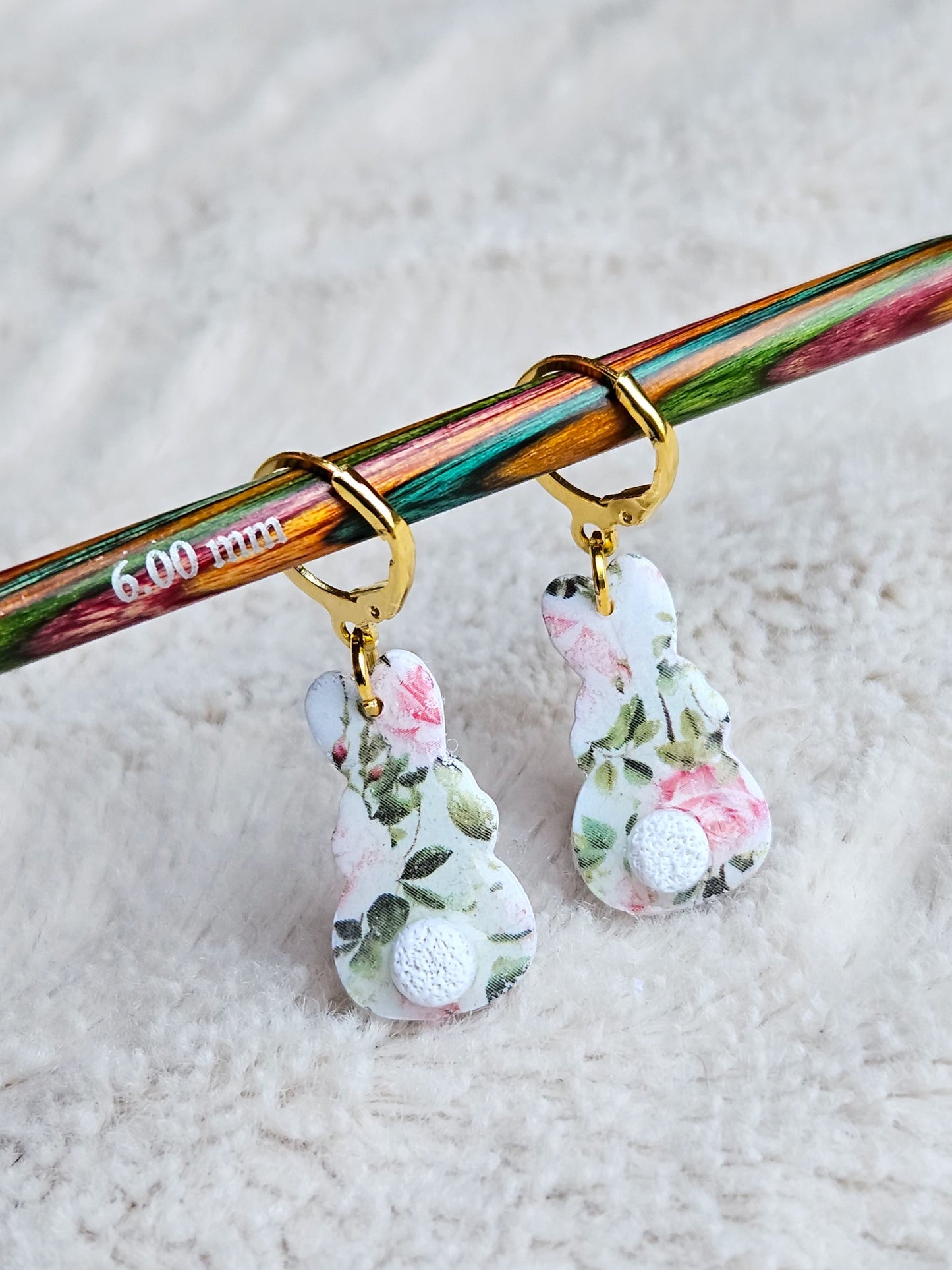 Floral print bunnies